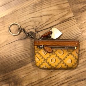Dooney and Bourke keychain coin purse